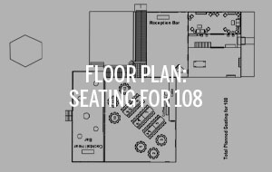 Radnor Hunt Floor Plan with seating for 108 guests