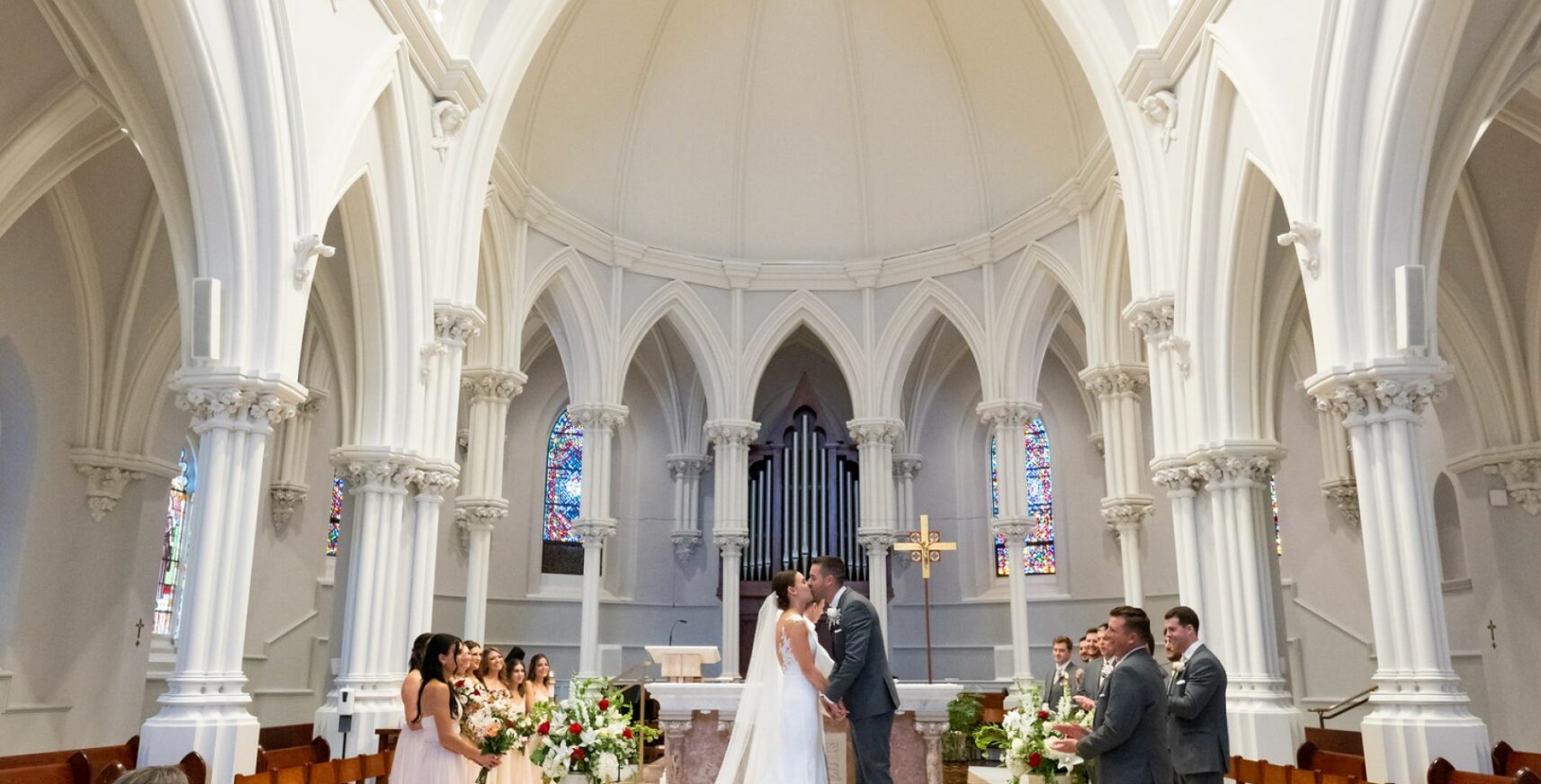 wedding ceremony at pennsylvania church