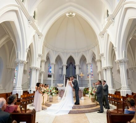 wedding ceremony at pennsylvania church